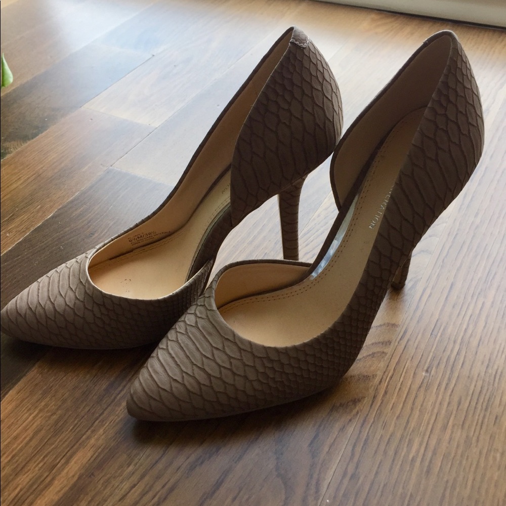 BCBG Crocodile Heels